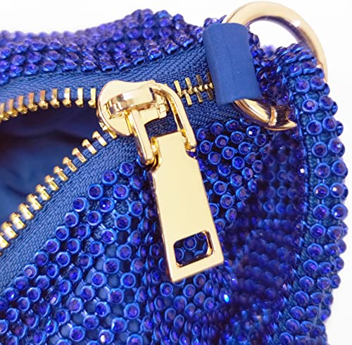 Image of Rhinestone Hobo Bag for Women Rhinestone Purses Sparkly Evening Handbag Shiny Diamond Purse for Wedding Parties 2026 | Rhinestone