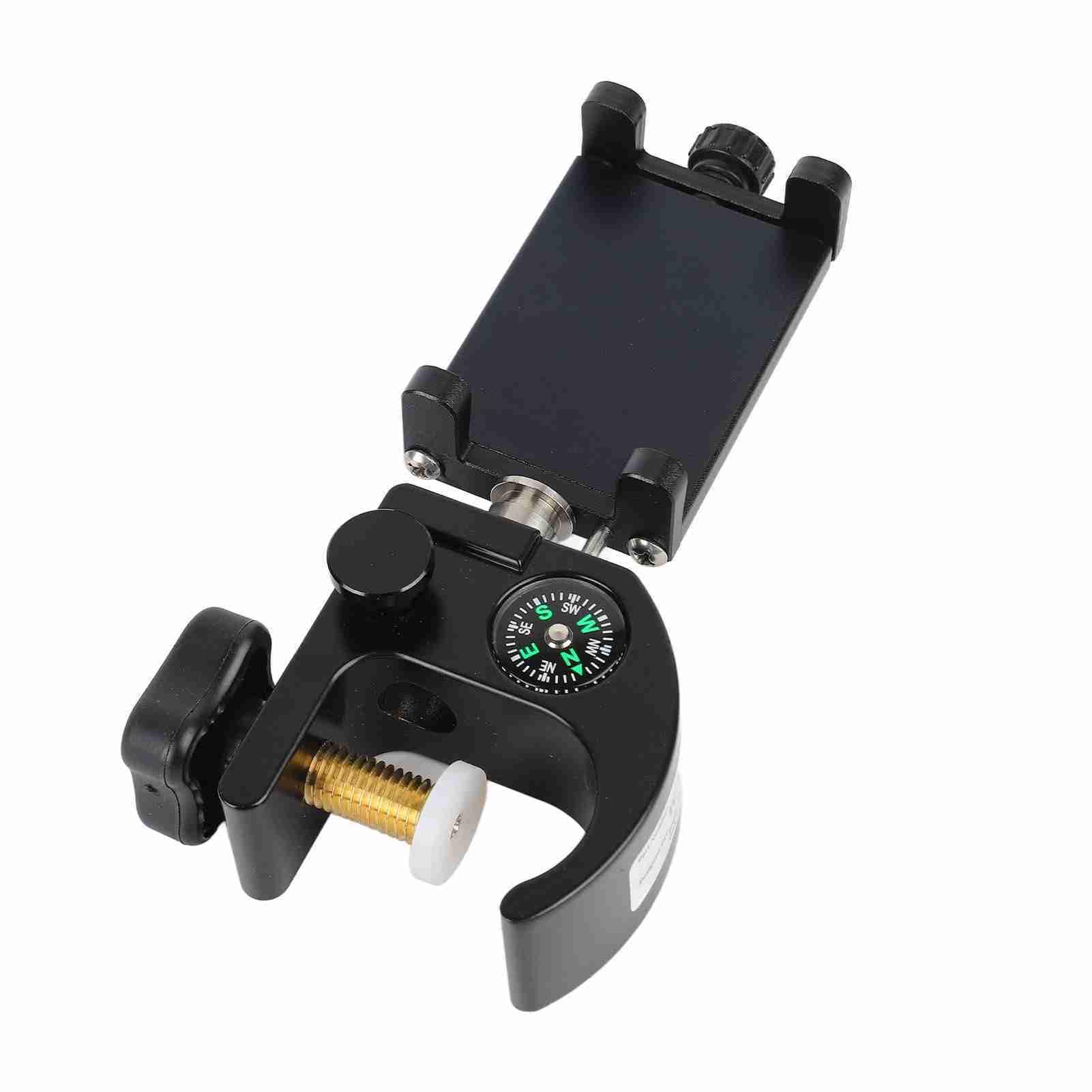 Abrazadera de Poste para Colector de Datos con Brújula y Soporte para Teléfono Topografía GPS RTK Universal