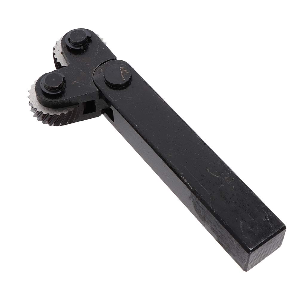 perfk Knurling Tool for Mini Metal Lathe Steel Material Knurling Tool Hand Knurling Wheels Mini Lathe Knurling Tool