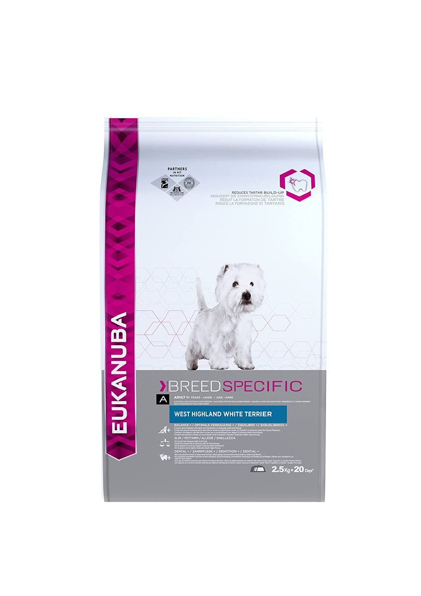 Eukanuba West Highland Dog Food 2.5 kg – Pack of 3