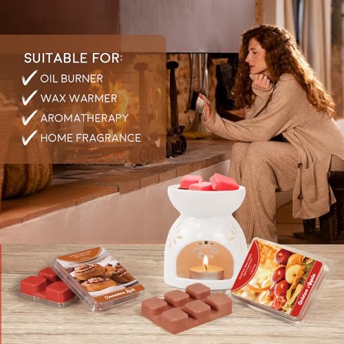 Image of SCENTORINI SCENTORINI Wax Melts, 4 Cinnamon Roll & 4 Golden Apple Scent