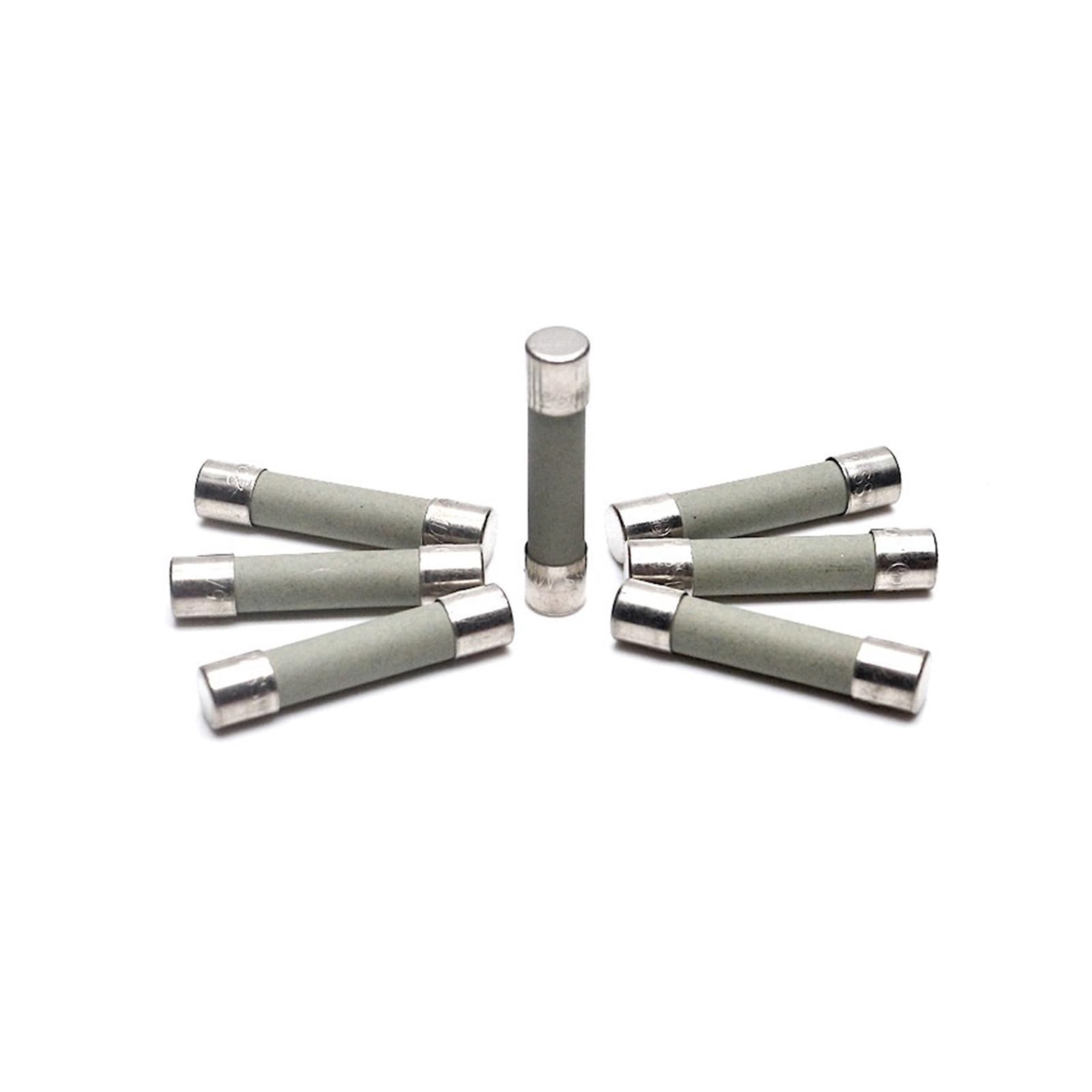 Fusible tubular de cerámica con resistencia al voltaje constante en cuadros