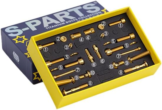 Titanium Alloy Mountain Bike Kit Screws for Shimano XT M8100M7100 Gear and Brake Sets