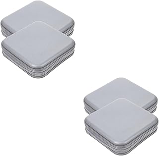 Veemoon 4 Pçs Bolsa De Embreagem Para CD Suporte Para Dvd Quadrado Com Zíper Porta-Carteira Porta-Caixa Organizador Com Zíper Sacos De Armazenamento Caixa De CD Organizador De Dvd Estojo
