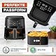 UNBOX 2PCS Silikonform Heißluftfritteuse für Philips XL 6,2L, 21cm Air Fryer Silikon Einsatz kompatibel mit COSORI 4,7L, 5,5L, Ninja 4,7L, 6,2L, Cecotec 5,5L, 6L, Alternative zu Backpapier, BPA Frei