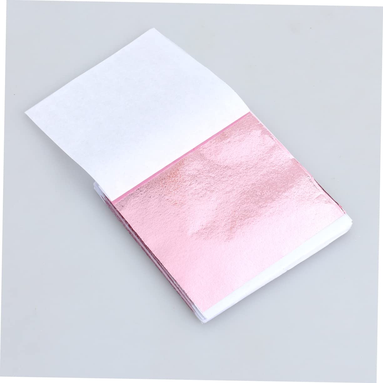 BEBEMOKO 300pcs Imitation Gold Foil Transfer Sheets for Art Decor Leaf Sheets Shiny