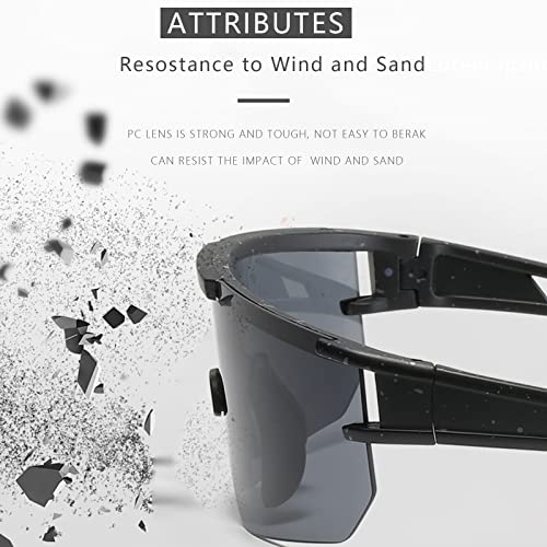 Foto von ZUMLLOMA Fahrradbrille Winddicht, Sportbrille, Radbrille, Sportsonnenbrillen für Herren Damen, UV 400, Sport Sonnenbrille, Schnelle brille, Fahrrad Brille, Rennrad Brille, Mountainbike Brille