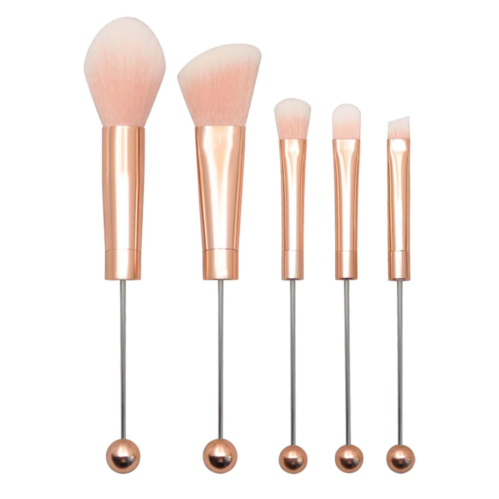 10 Set 5 Stück Perlen Lidschattenpinsel Augenbrauen Make-up Pinsel Kit für Frauen Erwachsene Schwester