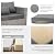 WAROOM Outdoor Patio Furniture Set Grey Wicker 7 Piece Couch Sets Conversation Chairs PE Rattan Sectional Sofa with 45" Fire Pit Table, Grey Cushion and Furniture Cover