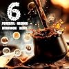 Organic Mushroom Coffee with 6 Adaptogenic Mushrooms(Cordyceps, Reish, King Trumpet, Shitake, Turkey Tail, Lions Mane)-Enhanced Energy, Focus & Immunity,30 Servings