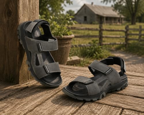 Image of Woodland Men's Camel Polyurethane Sandals-UK-5 (EURO 39)