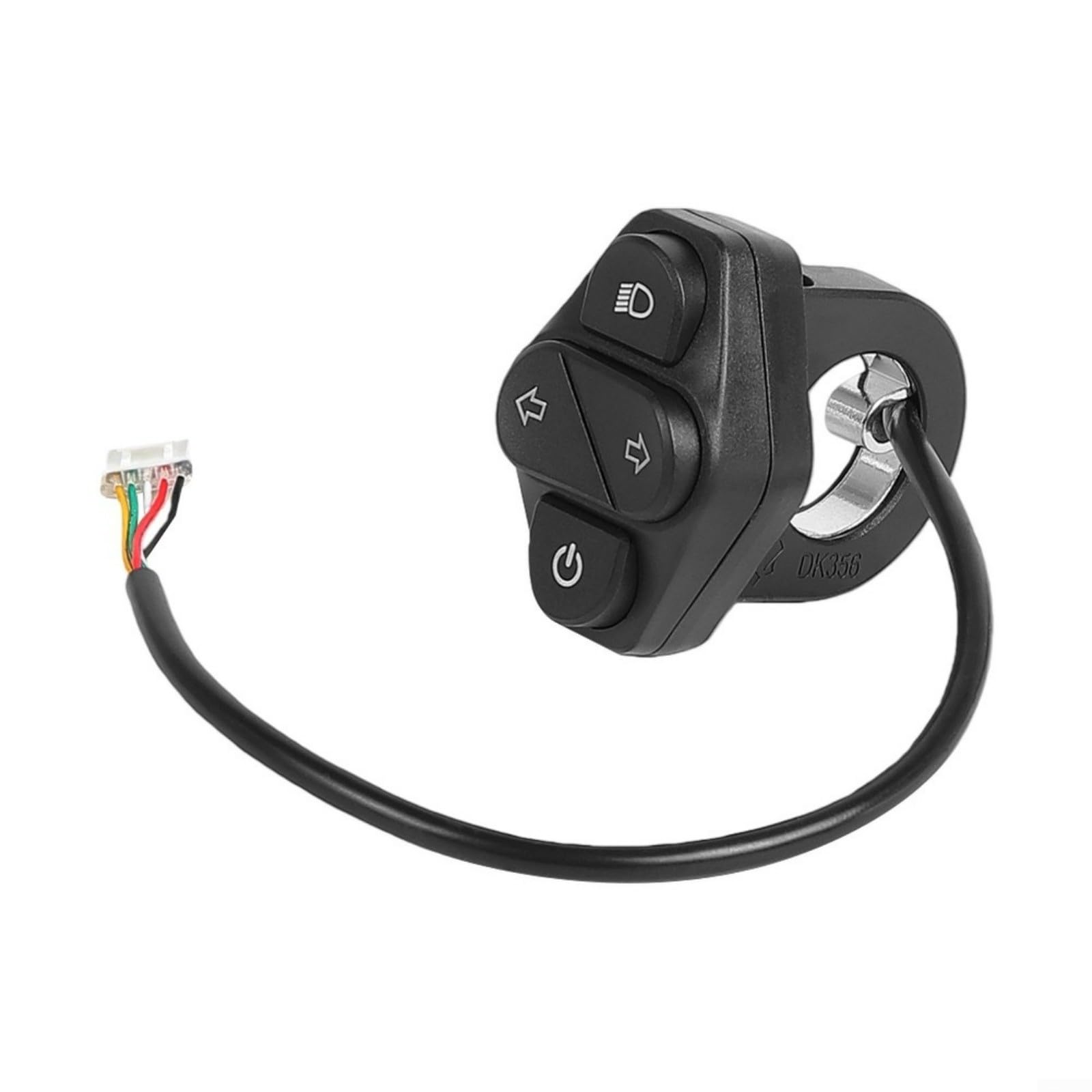 Interruptor de faro e intermitente ABS de alta resistencia para KuKirin A1