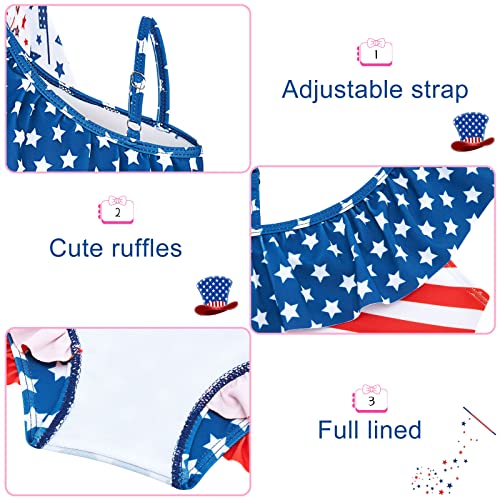 Image of Funnycokid Baby Toddler Girls Swimsuit 4 Piece Bathing Suit Long Sleeve Rash Guard Sets 12 Months-7 Years