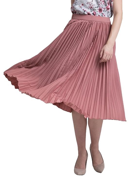 kzully | Chic Midi Skirts Elegant Ensembles for Women & Girls Pink-picture-52