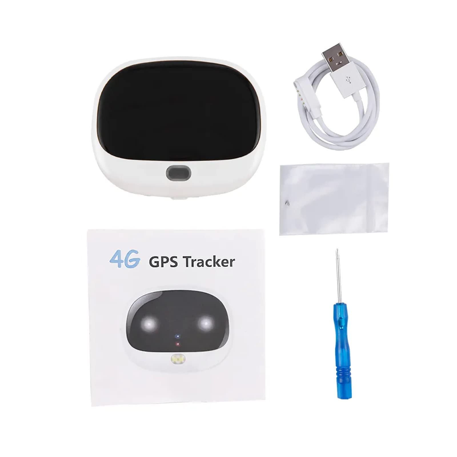 Collier GPS pour chien - Clôture sans fil rechargeable pour animaux de compagnie, dispositif anti-perte avec 3 modes de suivi et alarme de batterie faible pour Corgi, Shiba Inu, Samoyède