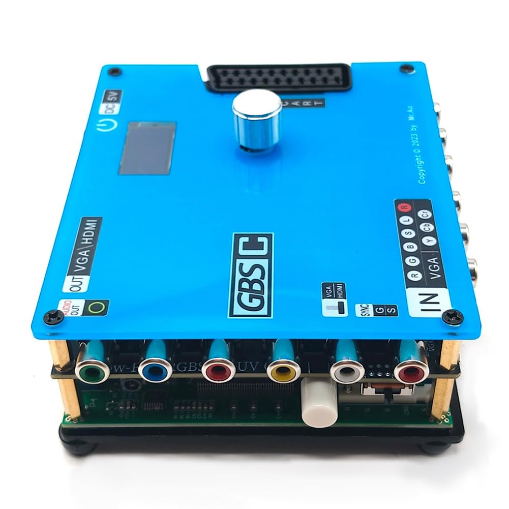 NONDK Convertidor Actualizado, Transcodificador de Video para Juegos de Control GBS, Señal RGBS VGA Scart YPbPr A VGA HD Upscalers