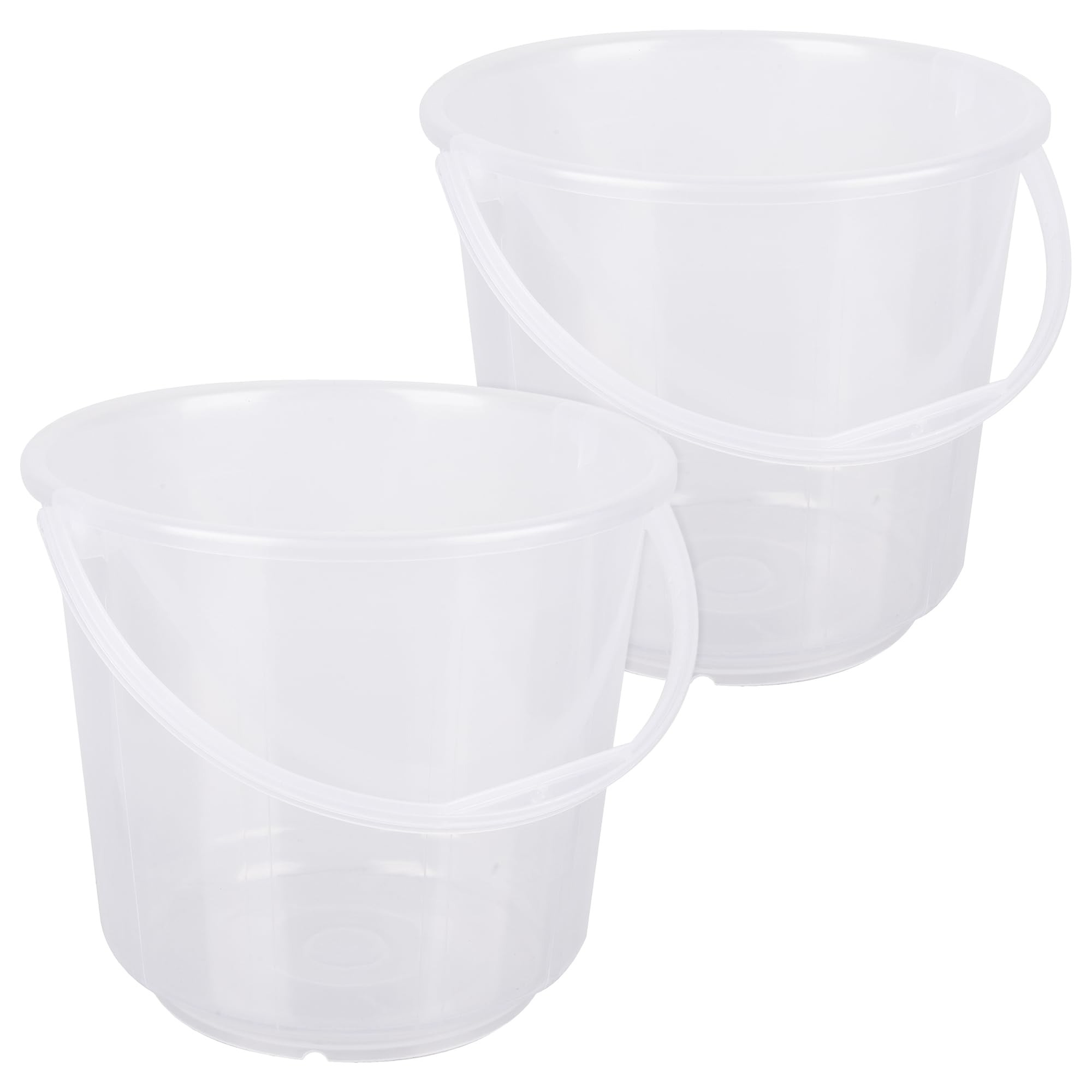 Kuber Industries Bucket | Plastic Bucket for Mopping | Bucket for Cleaning | Storage Container Bucket | Water Storage Bucket | Bathroom Bucket | Plain Bucket | 7 LTR | Pack of 2 | Transparent (B0CKN9G3GK) Amazon Price History, Amazon Price Tracker