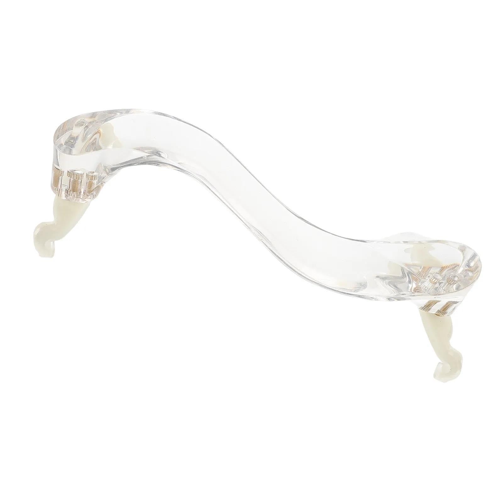 Juegos De Accesorios Para Violín Cómoda Almohadilla De Soporte Para Reposabrazos Violín Acrílico Transparente Ajustable Para Violines Accesorio