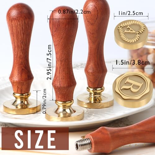 Sello personalizado para cubitos de hielo con mango metálico/madera miniatura 2