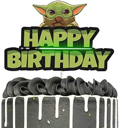 Baby Yoda Happy Birthday Cake Topper Baby Shower Star Wars The Mandalorian Theme Cartoon Party Decoration Amazon Sg Toys Baby Yoda Happy Birthday Cake Topper Baby Shower Star Wars The Mandalorian Theme Cartoon Party Decoration Amazon Sg Toys