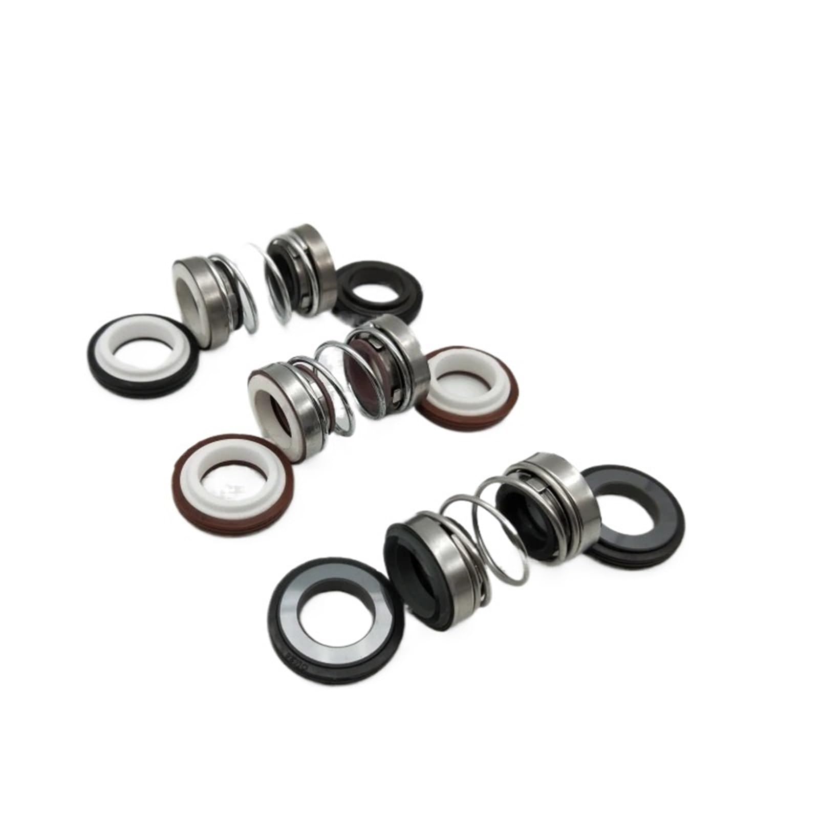 202-25 Double Face Mechanical Seals (Material: EPDM,CA/NBR, SiC/SiC/VIT) Shaft Size 25mm, Outersize of Seat 41mm(CE-CE CE-CE (EPDM))