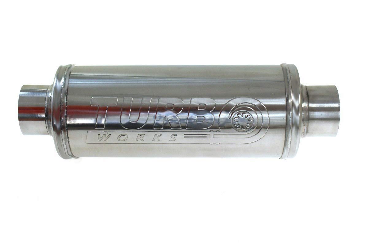 V-Maxzone M-6457 - Marmitta centrale per giradischi RS 409SS 2,5", 450 mm