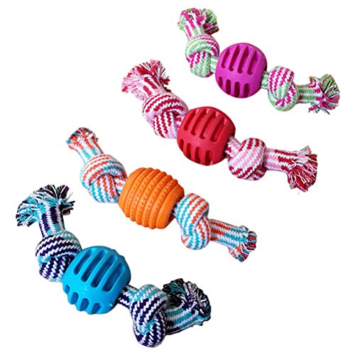 Brinquedo para cães de estimação - 4 peças de brinquedo divertido de mordida para cães de estimação