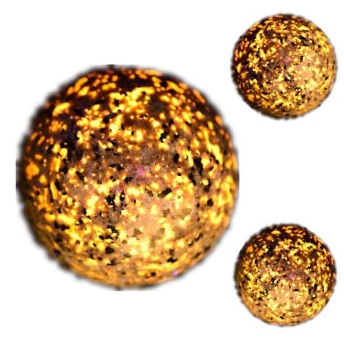 WNJZ Yooperlite Ball Healing Lavalite Sphere with Stand Meditation Chakra Room Decor Office Gift Energy Crystals Reiki Stones Collectible Sphere Stone Rocks Mineral (2.55~2.71 Inch)
