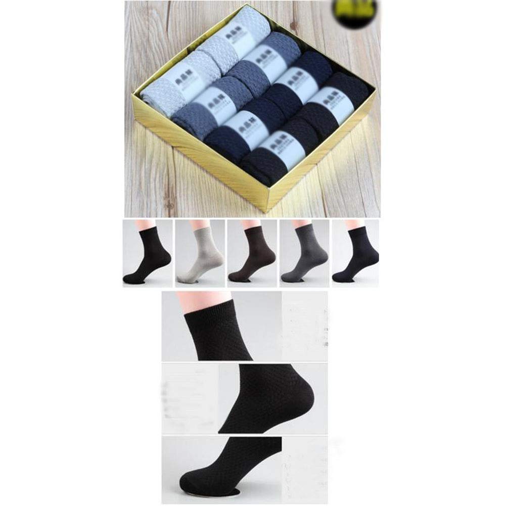 Chaussettes Homme En Bambou - Lot De 6 Paires, Taille 42-46, Sans Couture, Anti-odeur, Douces Et Respirantes
