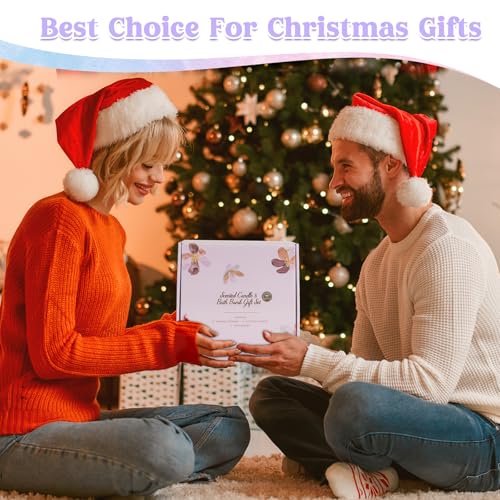 Bath Bombs for Women, Relaxing Spa Gift Basket Set, Unique Self Care Gift for Women, Bath Bombs+Scented Candles+Shower Steamer Bubble Bath Gifts for Women Mom Sister Friend Wife Teacher Nurse - Thumbnail 7