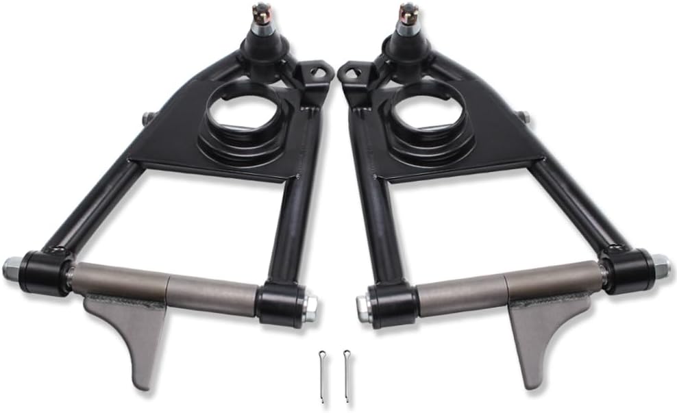 Tubular Upper and Lower Control Arms For Ford Mustang II 1974-1978 Pinto Bobcat 1974-1980 Black Coated