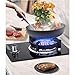 Portable Gas Stove - Gas Cooker, All Black Tempered Glass Gas Stove, Nine-chamber Fierce Flame Burner, Multipurpose Gas Stove, Two Kinds Of Installation Desktop Embedded (Size : NG)
