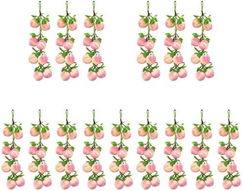 Yardwe Halloween Decorations Kids 15 pcs Artificial Peach Artificial Fruit Model Fake Fruits Props Faux Peach Clusters Fake Peach Home Decor Home Decor
