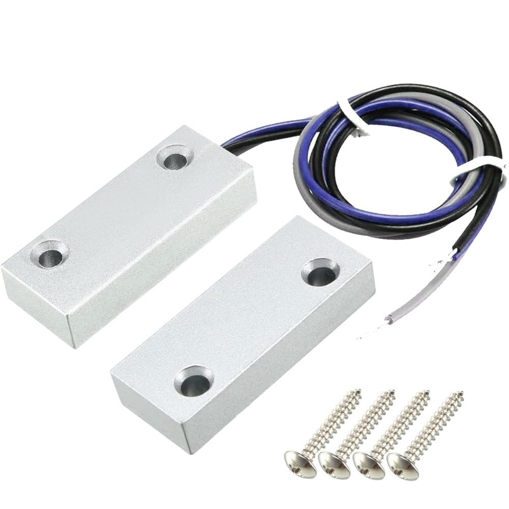 Gebildet Rolling Door Contact Magnetic Reed Switch Alarm with 3 Wires for N.O./N.C. Applications MC-52