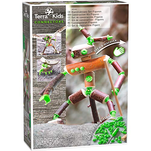 Idée cadeau Terra Kids Connectors Haba kit de construction de personnages en bois