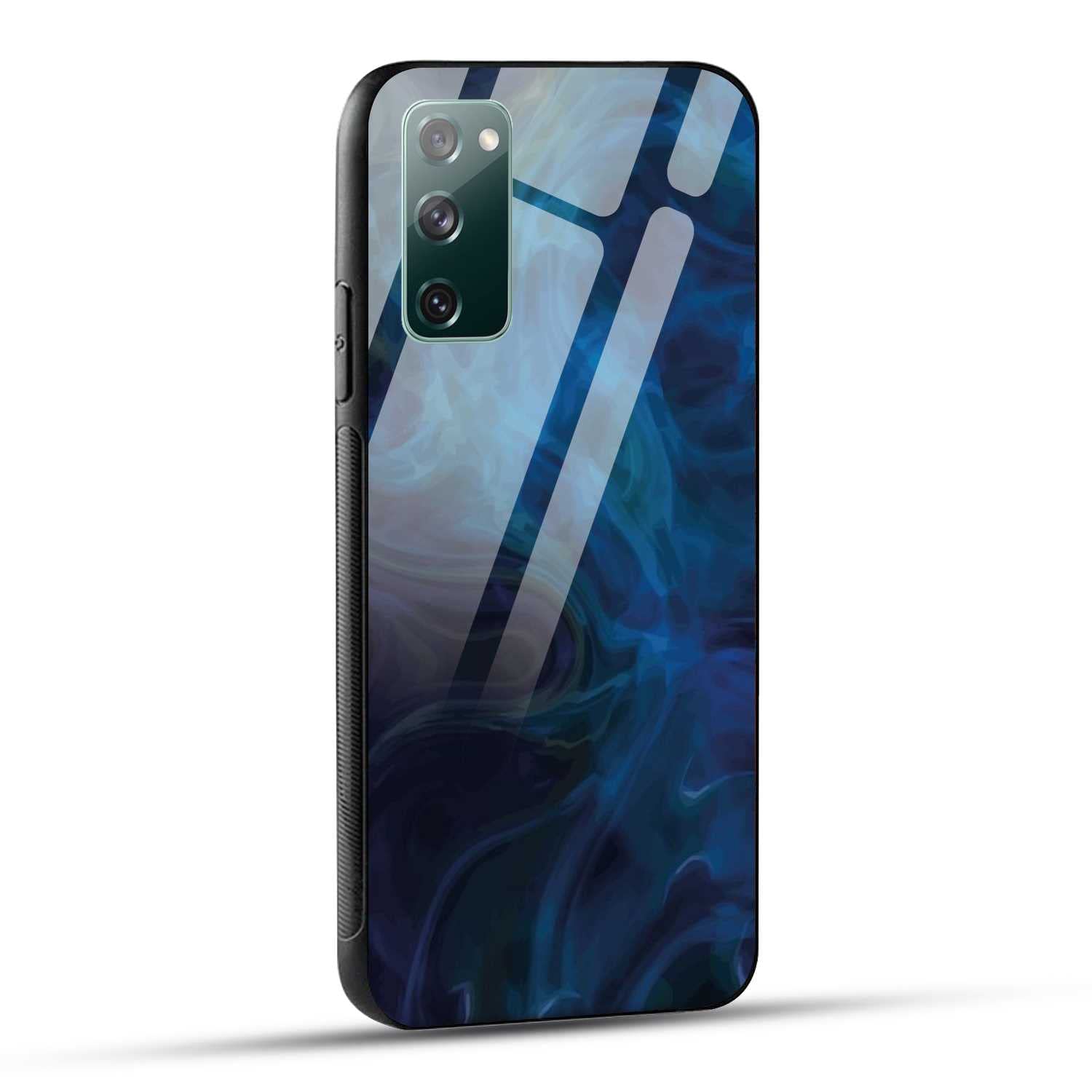 NDCOM S20 FE Back Cover | Samsung S20 FE 5G Cover | S20FE 5G Back Cover | Samsung S20 FE 5G Back Case | Blue Smoke Color Printed Glass Case (B0BG9J21SD) Amazon Price History, Amazon Price Tracker