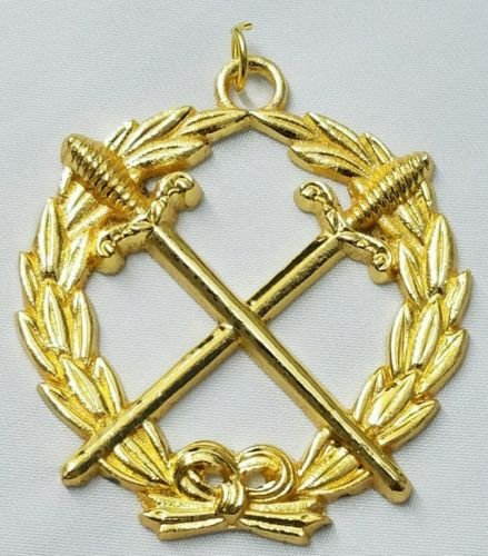 Freemason Grand Sentinel Collar Jewel in Gold Tone