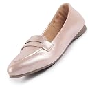 FAUSTO FST FJDWC-7044 PINK-36 Women Party Ethnic Flat Loafers |Glittery Embellished Slip-On Ballerina Casual Moccasin Shoes (3 UK) gallery image