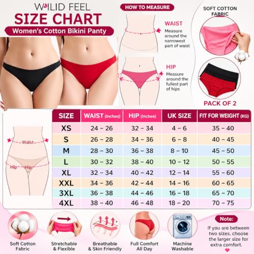 Image of Cotton Panty for Women Hipster Panties, Ladies Underpants