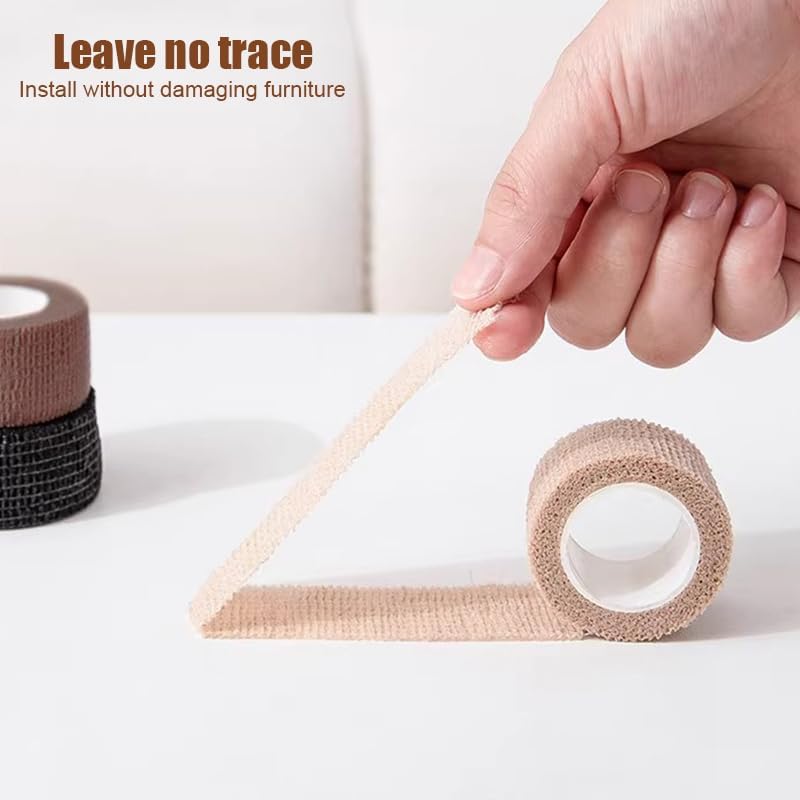 1 Roll Self-Adhesive Tapes for Table Chair Legs Floor Furniture Protectors Anti-Slip Furniture Pads Tape, 160 Inch Length 2.5CM Width