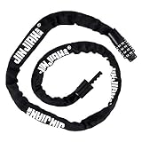 🔗【Genug Länge+Mehrfacher Schutz】 Die Länge beträgt 100 cm, genug Länge kann mit Bäumen, Säulen und anderen Gegenständen gebunden werden, um Ihr Fahrrad sicherer zu schützen.