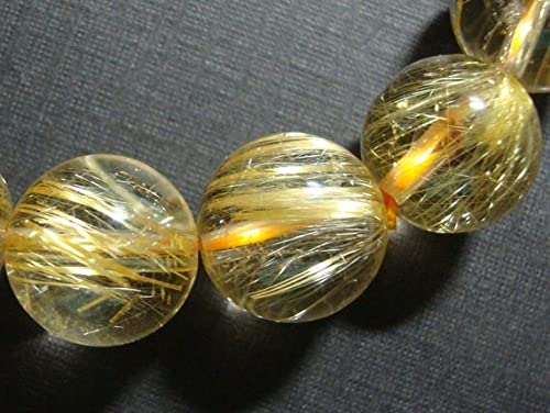 Quartz rutilé doré véritable de qualité AAA pour la création de bijoux précieux