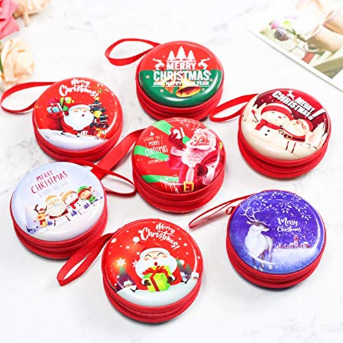 LEDDP geldbörse Damen klein Münzen Taschen Netter Mädchen-Geldbeutel Praktische Geldbörse Geschenkbox Geldbörse Runde Geldbörse ranmdor Color Cover