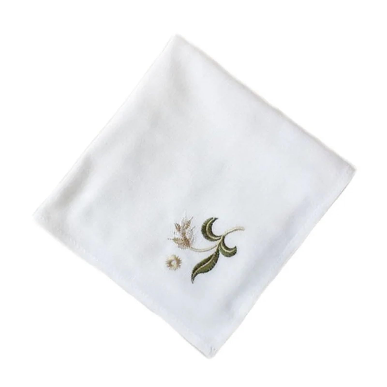 Napkins Cloth 6pcs Cotton & Linen Embroidered Napkin Custom Dinner Napkins Cloth For Cocktail Banquet Party Events Wedding Dining Table Decoration(Color 08)