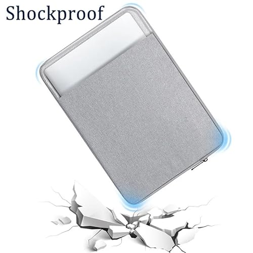 MQVQAUBST Tablet Bag Suitable For Samsung Galaxy Tab S10 Ultra 14.6inch Waterproof Canvas Sleeve Zip Pouch Anti-Drop Carry Case(Black) - Image 2