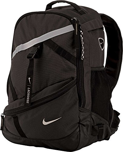 Nike Lazer Lacrosse Backpack (Black/Silver)