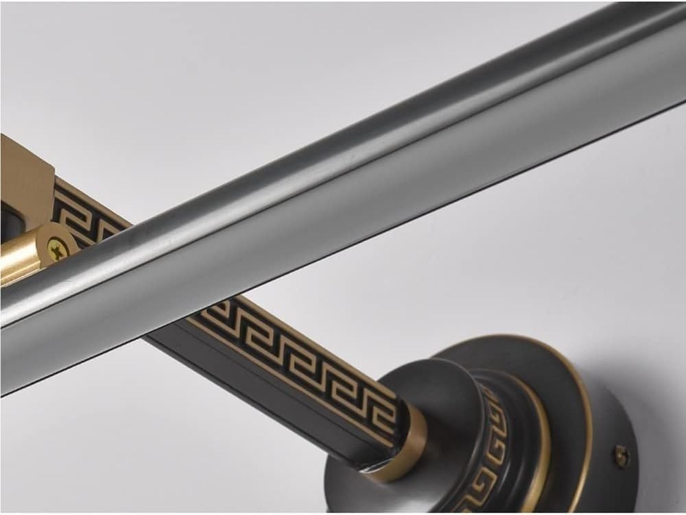 Applique da Parete a LED per Interni 4000K, Striscia Luminosa in Ottone Vintage, da da Bagno reabile, Specchio per mobiletto da toeletta, Montaggio su Armadio