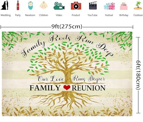Telón Fotográfico Decoración 9x6ft Family Reunion miniatura 5