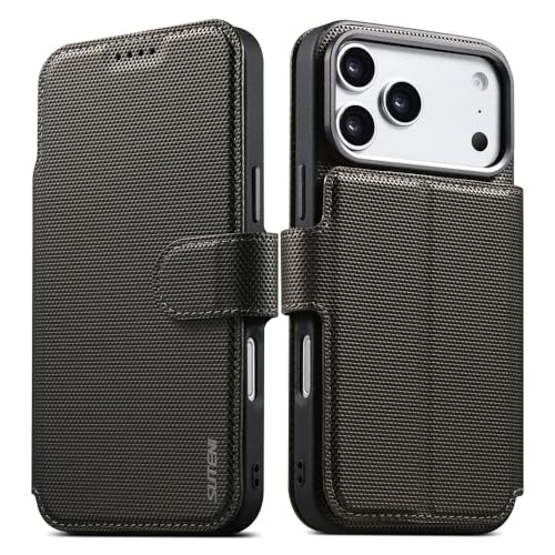 Étui iPhone 14 Pro Max portefeuille magnétique avec support vidéo intégré