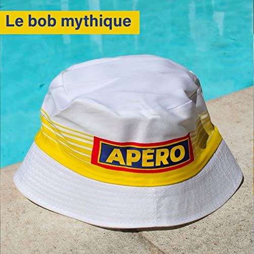 Bob Apéro® | Blanc • Jaune • Bleu | Ricard | Chapeau | Pique-Nique | Pétanque | Eté | Barbecue | OriginalCup® – vue 2